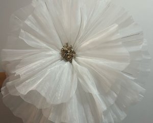 Foto de FLOR DE TORGANZA - BRANCA - 60 CM DIAMETRO