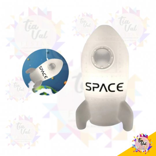 FOGUETE BRANCO - LIMINARIA 15 X 30 CM