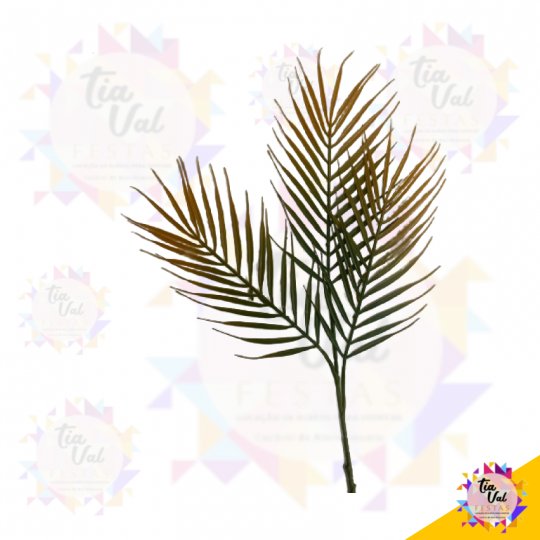 FOLHA DE PALMEIRA COLORIDA