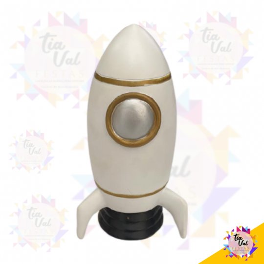 FOGUETE - RESINA - ASTRONAUTA