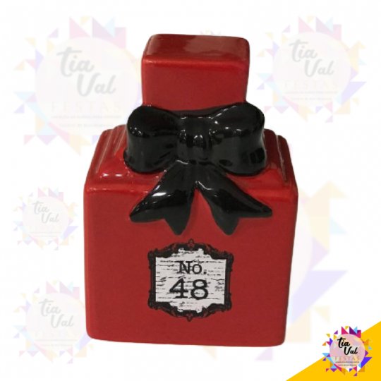 FRASCO PERFUME VERMELHO NO 48