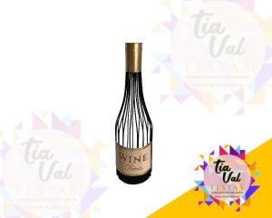 Foto de GARRAFA VINHO DECORATIVA - BRANCO