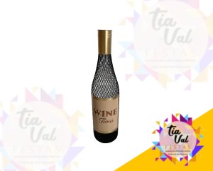Foto de GARRAFA VINHO DECORATIVA - BRANCO