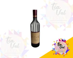 Foto de GARRAFA VINHO DECORATIVA - TINTO