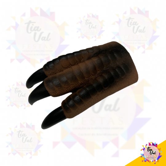 GARRAS DE DINOSSAURO MARROM