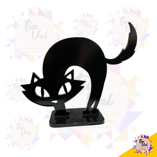 GATO PRETO - HALLOWEEN 18 CM X 26 CM