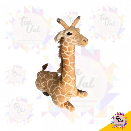 GIRAFA SENTADA - PELUCIA