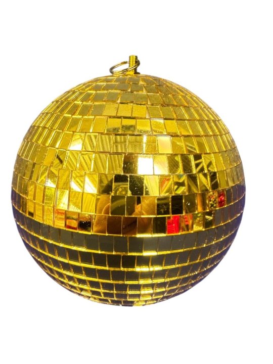 GLOBO ESPELHO 20 X20 - DOURADO - NATAL