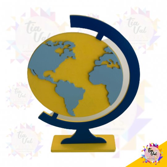 GLOBO TERRESTRE - MDF