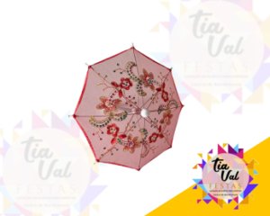 Foto de GUARDA CHUVA VERMELHO DECORATIVO - M