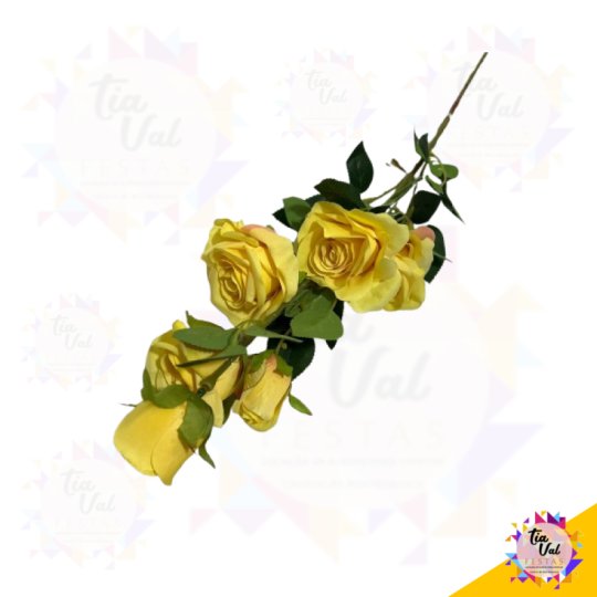 HASTE DE ROSAS - AMARELAS