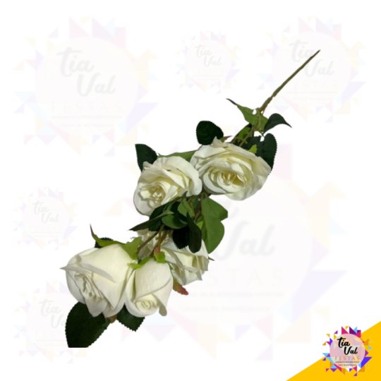 HASTE DE ROSAS - BRANCA