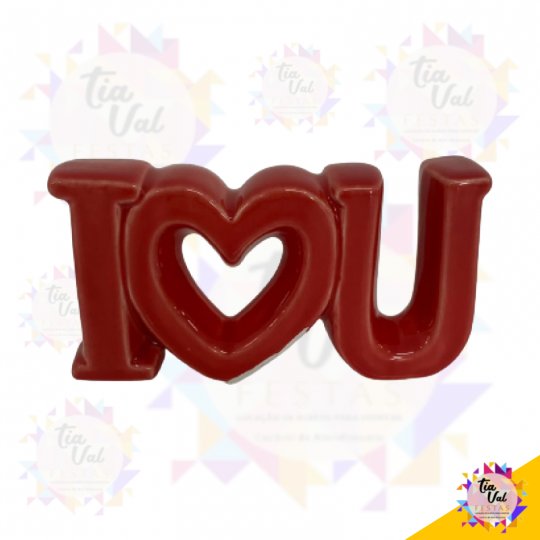 I LOVE YOU VERMELHO