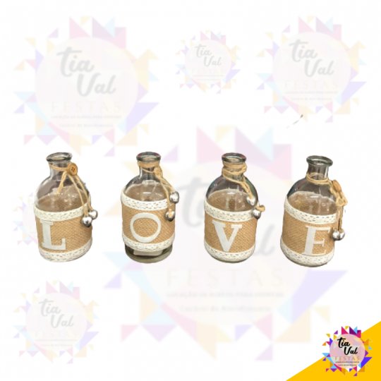 KIT 04 GARRAFAS LOVE