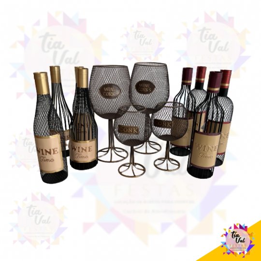 KIT VINHO - DECORATIVO - CONSULTAR
