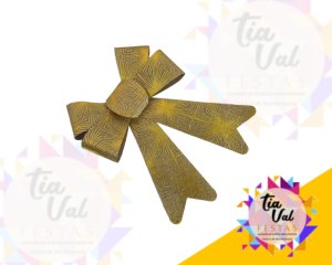 Foto de LAÇO DOURADO - NATAL - PEQUENO 14 x 17