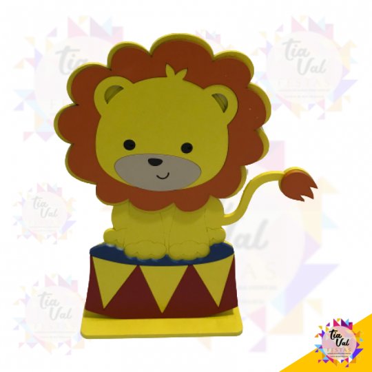 LEÃO CIRCO - MDF 18 X 25