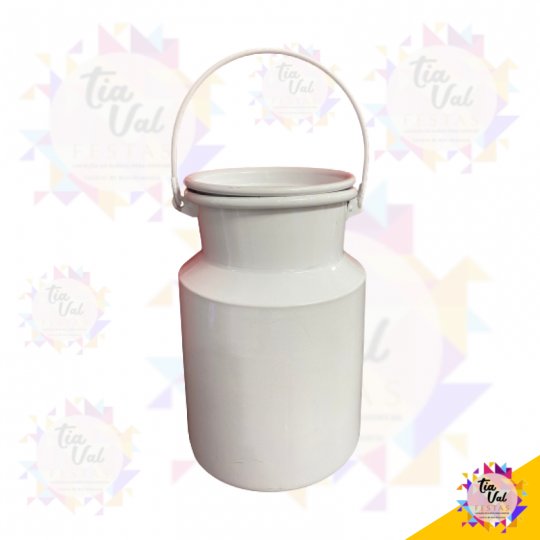 LEITEIRA BRANCA DE FERRO (C/ TAMPA)