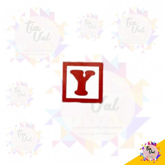 LETRA CUBO (Y) 15 CM X 15CM