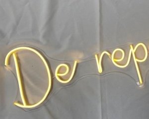 LETREIRO DE REPENTE - LED 72 CM X 22CM ALT