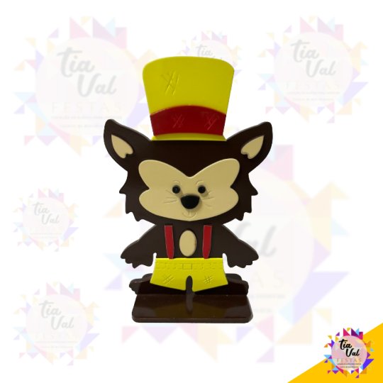 LOBO CHAPEUZINHO 03 PORQUINHOS 17 CM X 28 CM