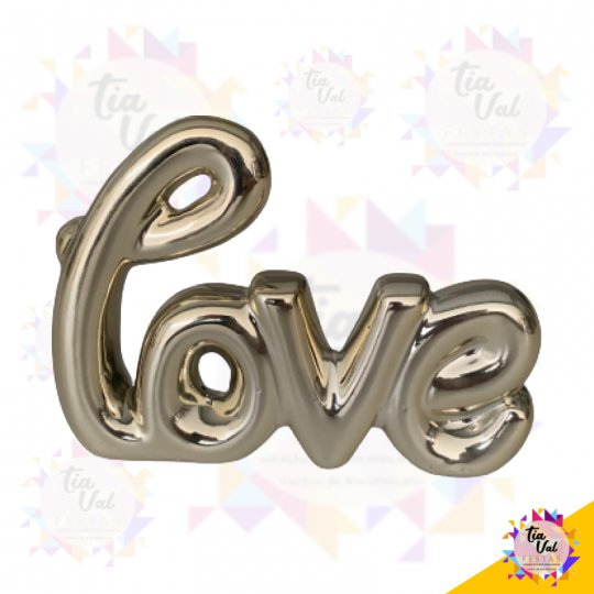 LOVE DOURADO GOLD 10 X 15 - P