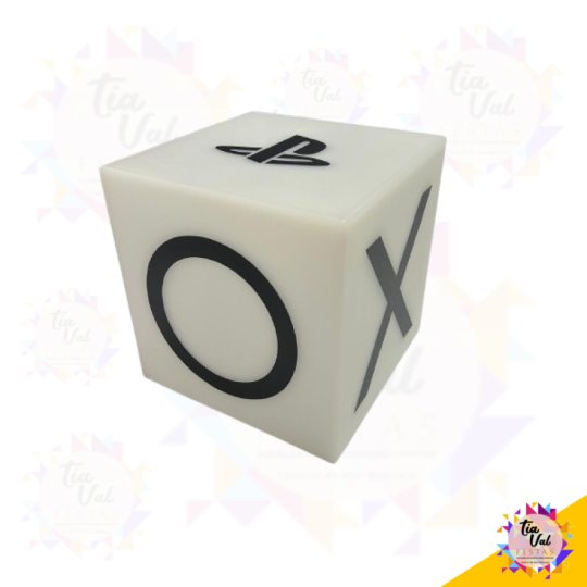 LUMINARIA CUBO PLAY STATION 20  X 20