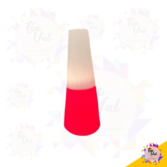 LUMINARIA ESMALTE VERMELHO
