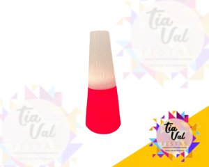 Foto de LUMINARIA ESMALTE VERMELHO