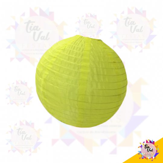 LUMINÁRIA JAPONESA AMARELA GRANDE