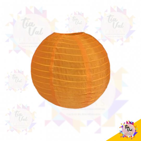LUMINÁRIA JAPONESA LARANJA GRANDE