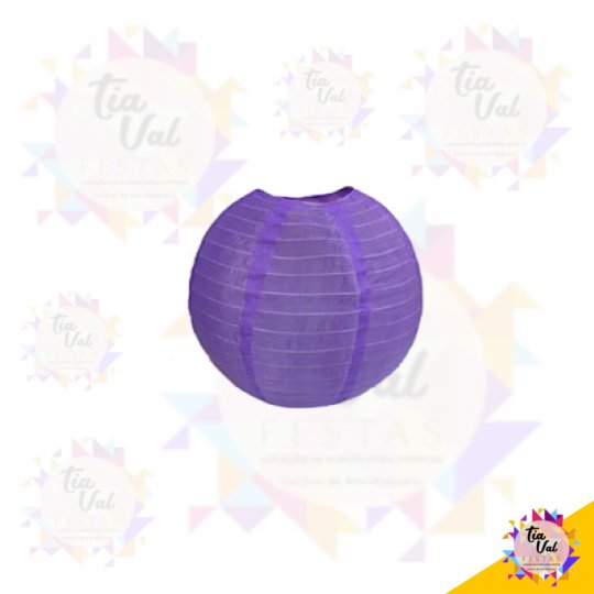 LUMINÁRIA JAPONESA LILAS PEQUENA