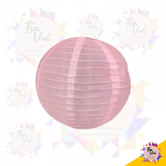 LUMINÁRIA JAPONESA ROSA GRANDE