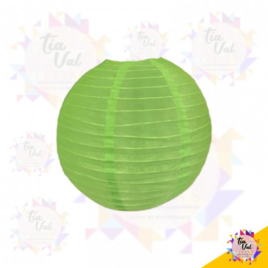 LUMINÁRIA JAPONESA VERDE GRANDE
