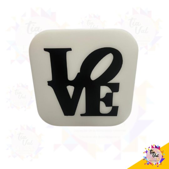 LUMINARIA LOVE - 23 X 23 CM