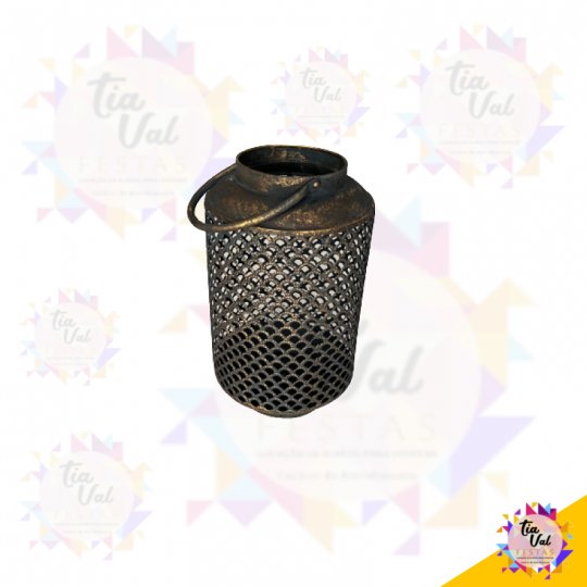 VASO - LUMINARIA OURO VELHO METAL  20 X 34 - G