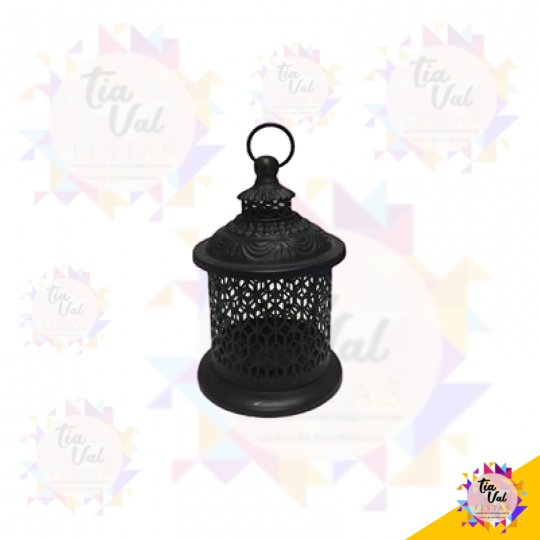 LUMINÁRIA PRETA MÉDIO