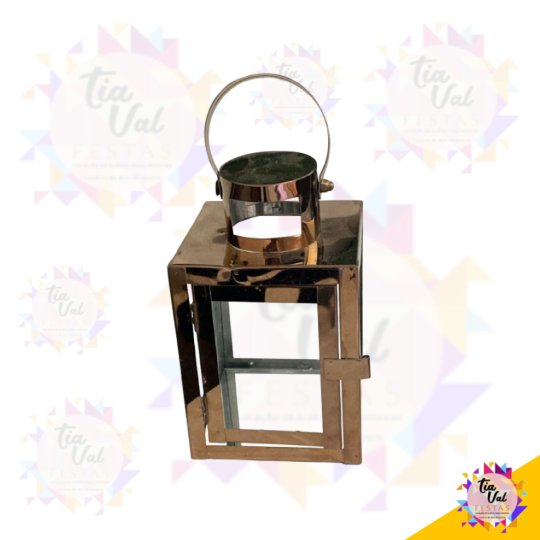 LUMINARIA ROSE GOLD P - NÃO ACOMPANHA VELA