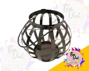 Foto de LUMINÁRIA VAZADA PRATA