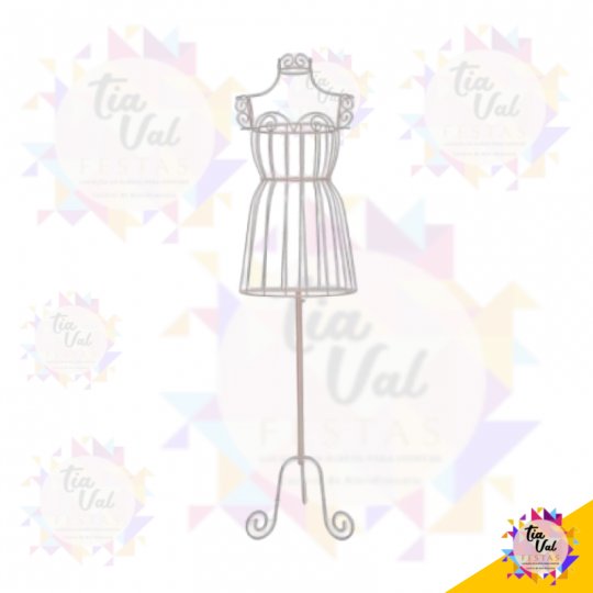 MANEQUIM DE FERRO 1,68 CM X 0,41 CM - VINTAGE