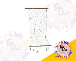 Foto de MARINHEIRO REDE COM CONCHAS BRANCA NA PONTA