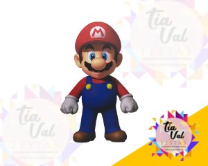 Foto de FIGURA MARIO - MARIO BROSS - MDF ADESIVADO 84CM x 34CM