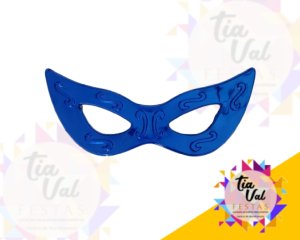 Foto de MASCARA AZUL - PLASTICO - 74 CM X 30 CM - CARNAVAL