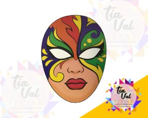 Foto de MASCARA CARNAVAL PIERROT (PAPELÃO)