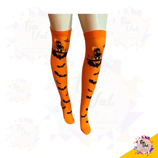 MEIA HALLOWEEN - LARANJA -  NÃO ACOMPANHA MANEQUIM