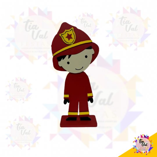 MENINO BOMBEIRO MDF 12 X 26