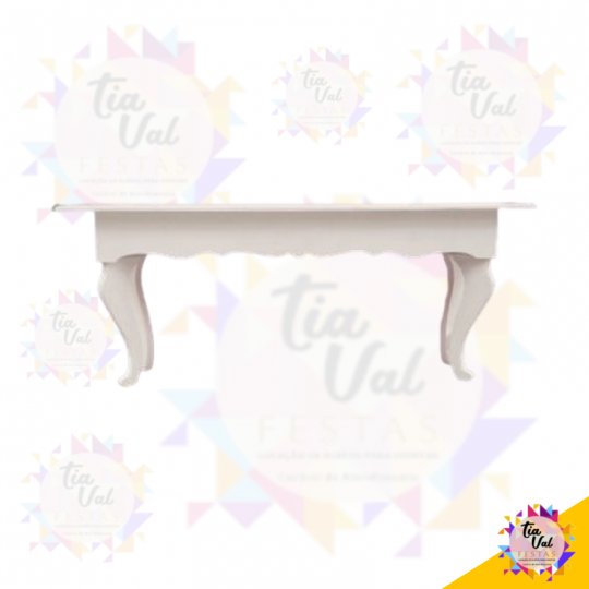 MESA BRANCA RETANGULAR NUVEM 1,80M X 0,78CM