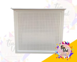 Foto de MESA BRANCA RETANGULAR PEGBOARD