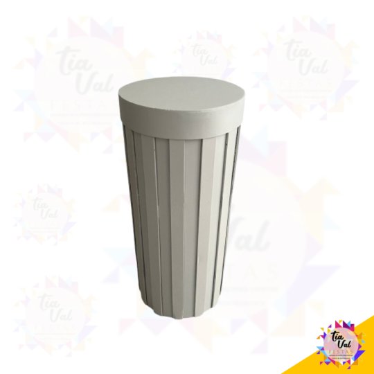 MESA BRANCA - RIPADA - PEQUENA - 32 X 70