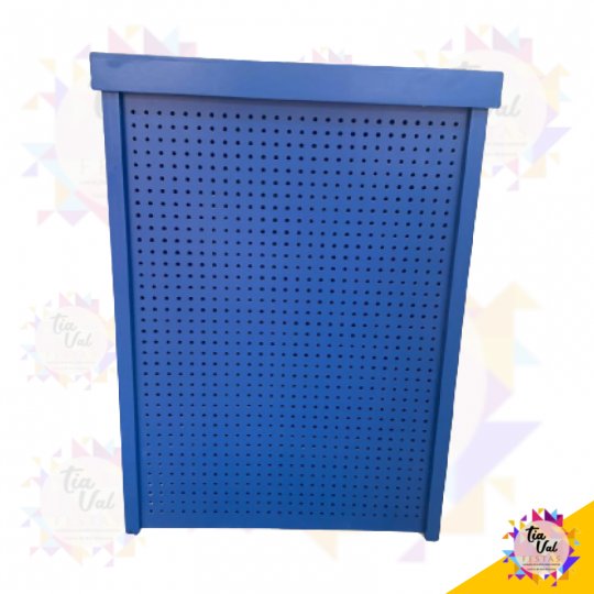 MESA CUBO AZUL ROYAL MEDIA PEGBOARD